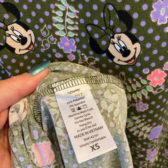 LuLaRoe Disney print Irma Top - Picture 3 of 4